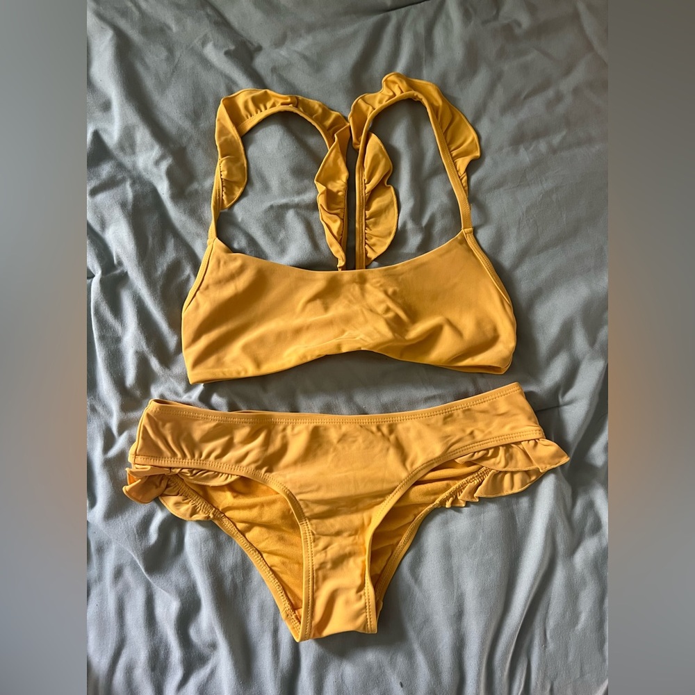 Yellow bikini